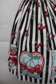 画像3: Angelic Pretty / Cherry Stampジャンパースカート  黒ｘ白 S-25-11-28-1052-AP-OP-AS-ZS (3)