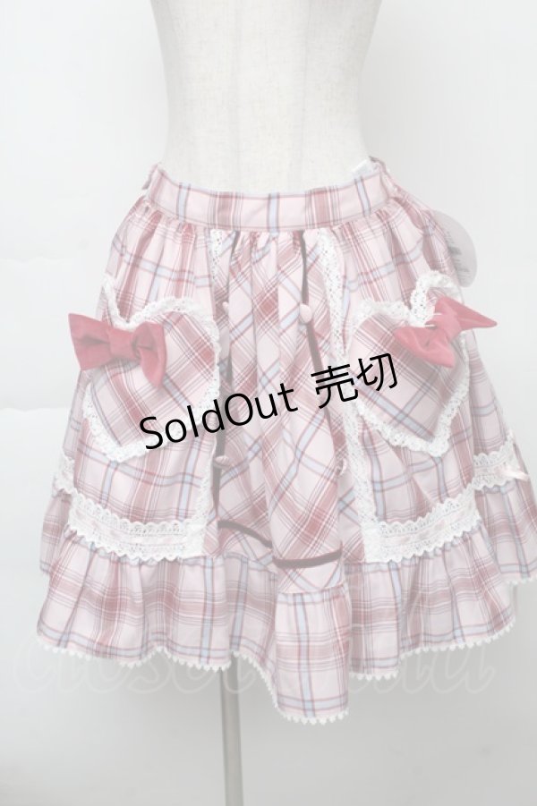 画像1: BABY,THE STARS SHINE BRIGHT / Mary Stuartタータンチェックスカート  ピンク S-25-11-28-1057-BA-SK-AS-ZS (1)