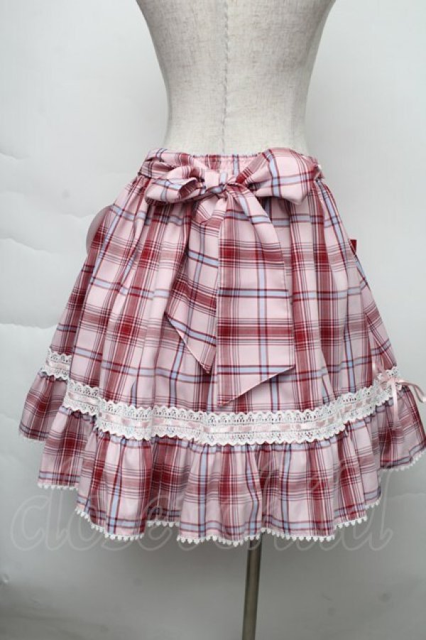 画像2: BABY,THE STARS SHINE BRIGHT / Mary Stuartタータンチェックスカート  ピンク S-25-11-28-1057-BA-SK-AS-ZS (2)