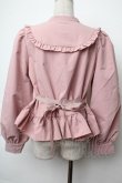 画像2: FLC / 皆方由衣コラボペプラムブラウス  ピンク S-25-11-28-1019-LO-BL-AS-ZS (2)
