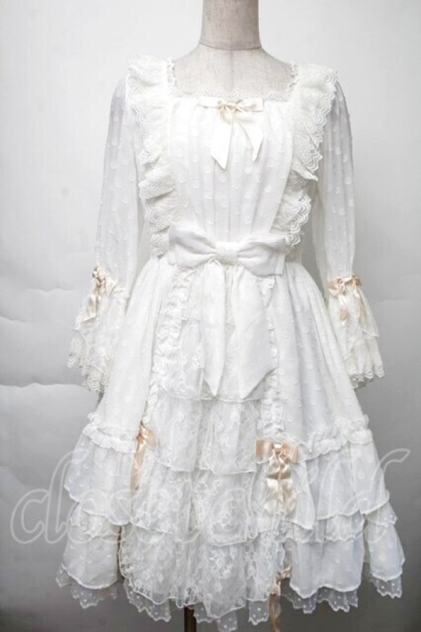 angelic pretty ワンピース Angelic Pretty / Lady Lilianaワンピース 白 S-25-11-28-1025-AP-OP