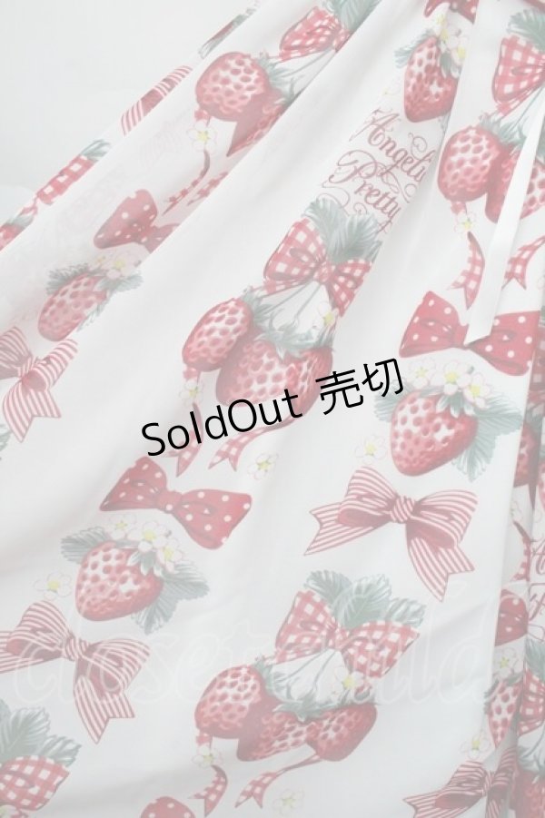 画像3: Angelic Pretty / Strawberry Dollジャンパースカート  白 S-25-11-28-1027-AP-OP-AS-ZS (3)