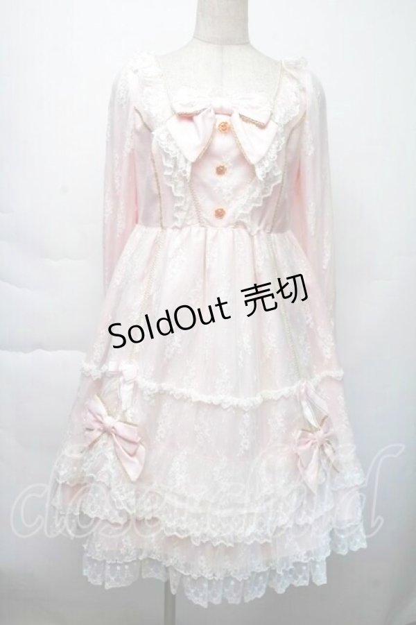 画像1: Angelic Pretty / Romantic Poemワンピース  ピンク S-25-11-28-1032-AP-OP-AS-ZS (1)