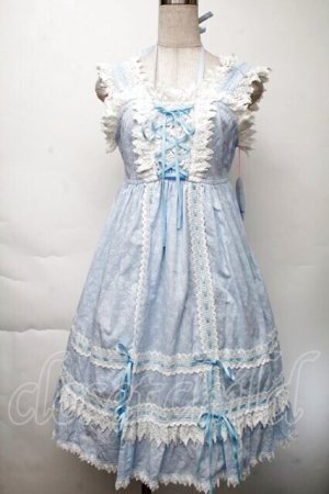 画像: BABY,THE STARS SHINE BRIGHT / はわせベビードールジャンパースカート  サックス S-25-11-28-1038-BA-OP-AS-ZS