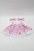 画像2: BABY,THE STARS SHINE BRIGHT / Sweetheart Parfaiteria柄くみゃちゃんジャンパースカート  ピンク S-25-11-28-011-BA-JA-AS-ZS (2)