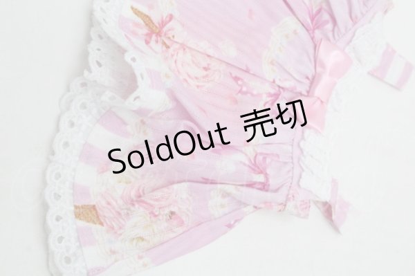 画像3: BABY,THE STARS SHINE BRIGHT / Sweetheart Parfaiteria柄くみゃちゃんジャンパースカート  ピンク S-25-11-28-011-BA-JA-AS-ZS (3)