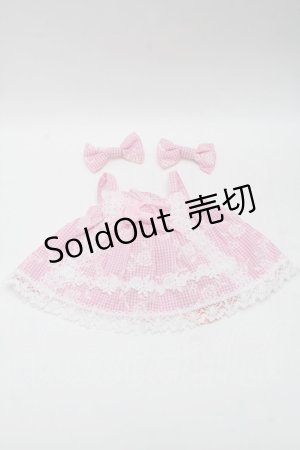 画像: BABY,THE STARS SHINE BRIGHT / ミラベル〜Rosy Memory〜くみゃちゃんジャンパースカート  ピンク S-25-11-28-012-BA-AC-AS-ZS