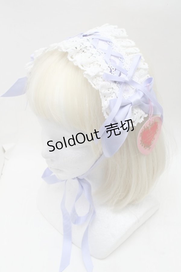 画像1: BABY,THE STARS SHINE BRIGHT / シュガーブーケ〜永遠の乙女の憧れ〜柄ヘッドドレス  ラベンダー S-25-11-28-013-BA-AC-AS-ZS (1)