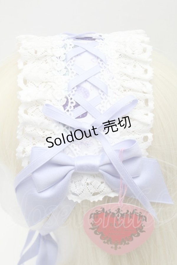 画像2: BABY,THE STARS SHINE BRIGHT / シュガーブーケ〜永遠の乙女の憧れ〜柄ヘッドドレス  ラベンダー S-25-11-28-013-BA-AC-AS-ZS (2)