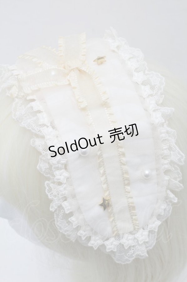 画像3: Angelic Pretty / 賛美の星々と祈りの天使達ヘッドドレス  オフ S-25-11-28-016-AP-AC-AS-ZS (3)