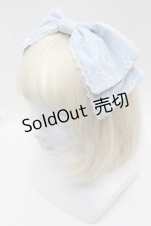 画像: Angelic Pretty / Lacy Heart Gardenカチューシャ  サックス S-25-11-28-020-AP-AC-AS-ZS