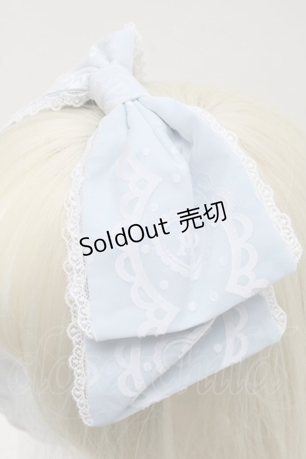 画像3: Angelic Pretty / Lacy Heart Gardenカチューシャ  サックス S-25-11-28-020-AP-AC-AS-ZS (3)