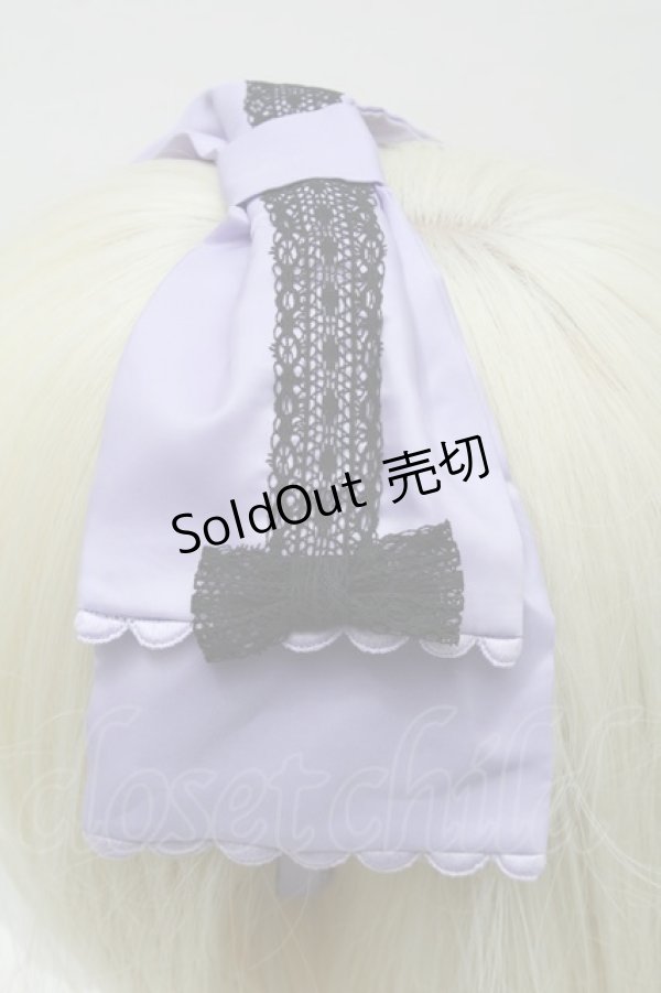 画像3: Angelic Pretty / Mademoiselle de Parisカチューシャ  ラベンダー S-25-11-28-021-AP-AC-AS-ZS (3)