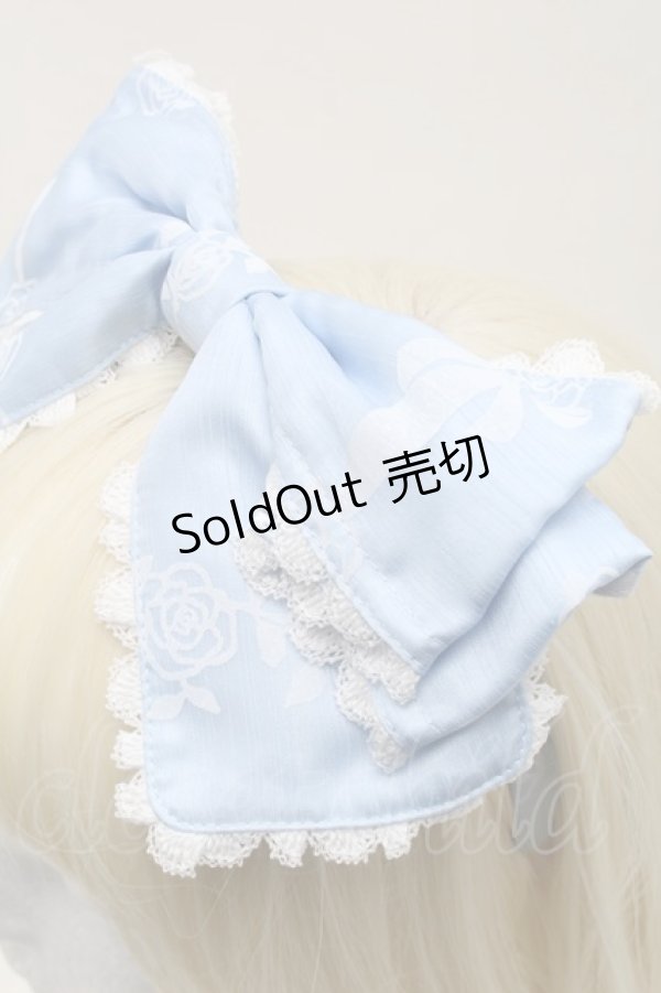 画像3: BABY,THE STARS SHINE BRIGHT / Sugar Rose Tea Timeプリントカチューシャ  サックス S-25-11-28-022-BA-AC-AS-ZS (3)