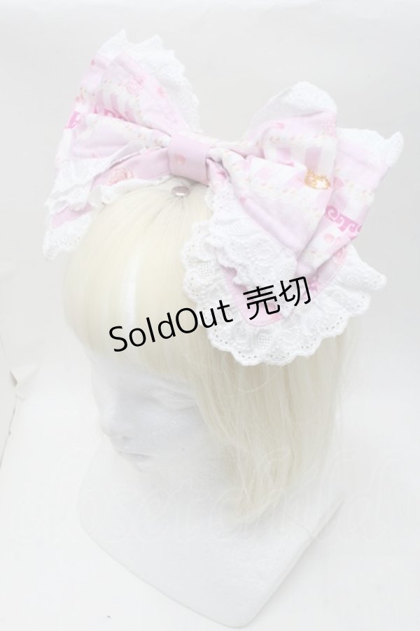 画像1: BABY,THE STARS SHINE BRIGHT / Sweetheart Parfaiteria柄カチューシャ  ピンク S-25-11-28-024-BA-JA-AS-ZS (1)