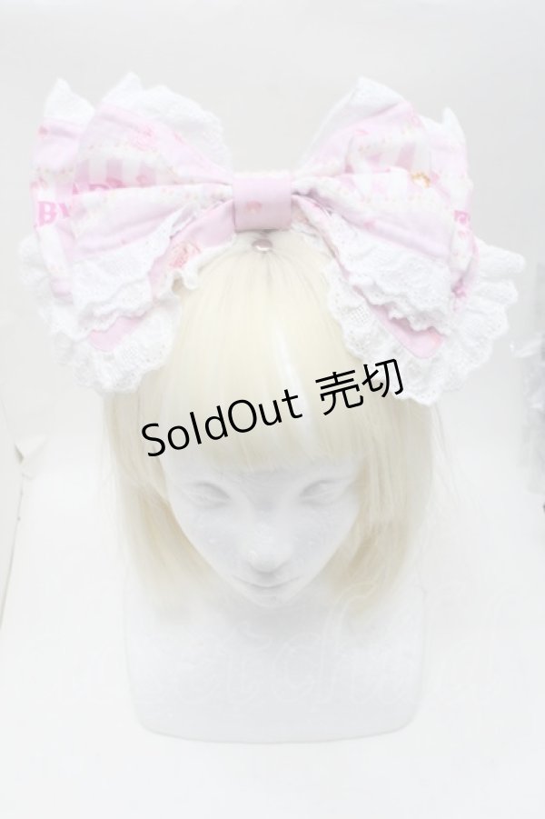 画像2: BABY,THE STARS SHINE BRIGHT / Sweetheart Parfaiteria柄カチューシャ  ピンク S-25-11-28-024-BA-JA-AS-ZS (2)