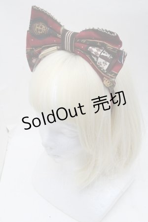 画像: Angelic Pretty / Chocolate Rosetteカチューシャ  ワイン S-25-11-28-026-AP-AC-AS-ZS