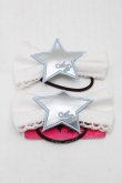 画像1: Angelic Pretty / Star Showerヘアポニーセット  白 S-25-11-28-004-AP-AC-AS-ZS (1)
