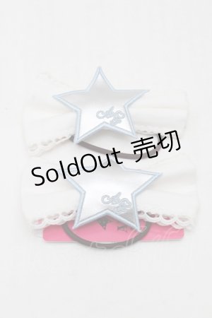 画像: Angelic Pretty / Star Showerヘアポニーセット  白 S-25-11-28-004-AP-AC-AS-ZS