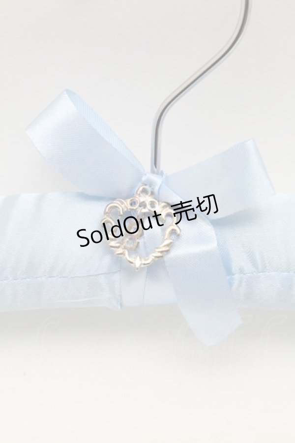 画像2: BABY,THE STARS SHINE BRIGHT / サテンハンガー  サックス S-25-11-28-036-BA-ZA-AS-ZS (2)