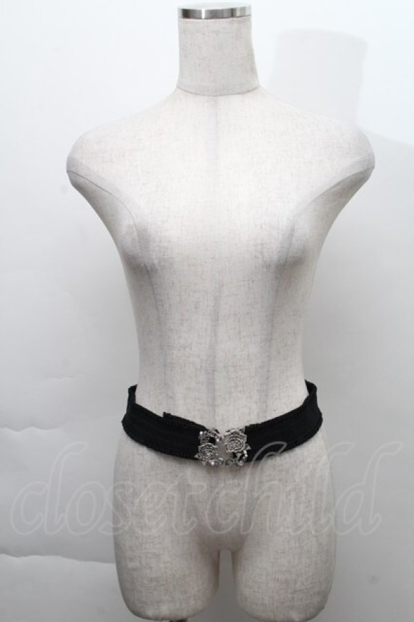 画像1: axes femme / ゴムベルト  黒 S-25-11-28-037-AX-BL-AS-ZS (1)