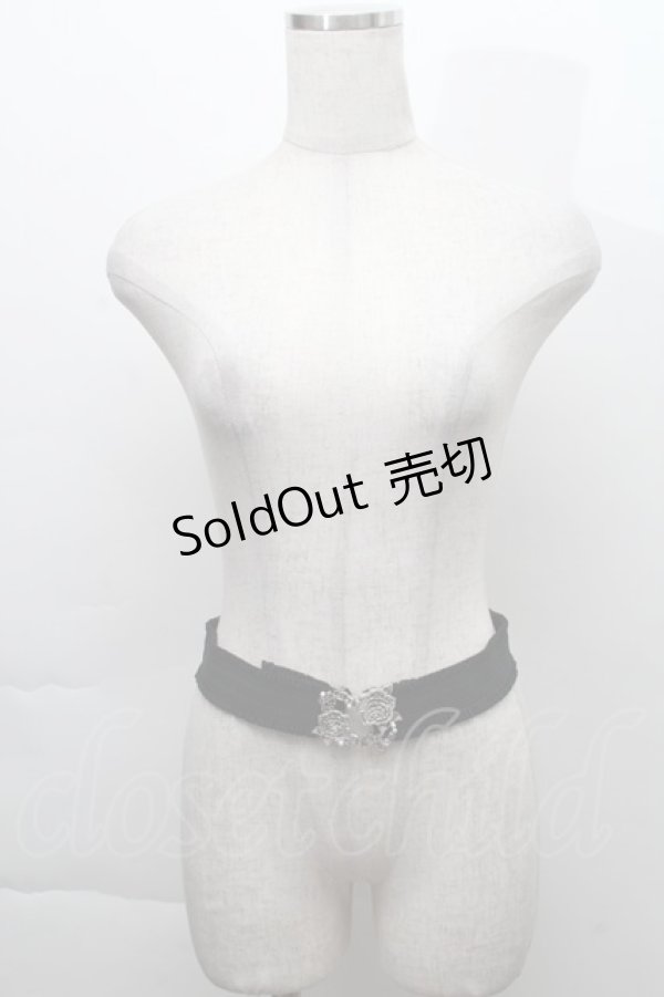 画像1: axes femme / ゴムベルト  黒 S-25-11-28-037-AX-BL-AS-ZS (1)