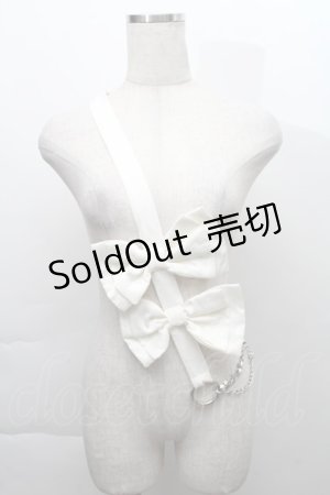 画像: lilLilly / 2wayリボンショルダー  アイボリー S-25-11-28-038-LO-TO-HR-ZS