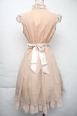 画像2: axes femme / シフォンノースリーブワンピース  ベージュ S-25-11-30-038-AX-OP-HR-ZS (2)