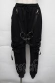 画像1: KRY CLOTHING / ハーネス付きスウェットパンツ  黒 S-25-11-30-058-EL-PA-HR-ZS (1)