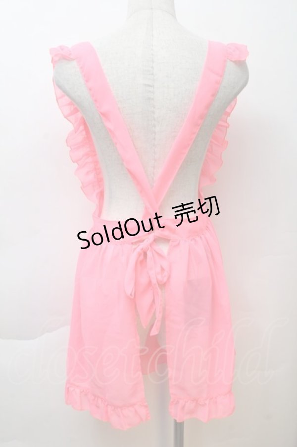 画像2: anonenone / 推しエプ  ネオンピンク S-25-11-30-001-PU-TO-HR-ZS (2)