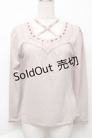 画像: axes femme / クロスストラップインナー  ピンク S-25-11-30-002-AX-TO-HR-ZS