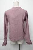 画像2: axes femme / 配色ボータイハイゲージニット  パープル S-25-11-30-014-AX-TO-HR-ZS (2)