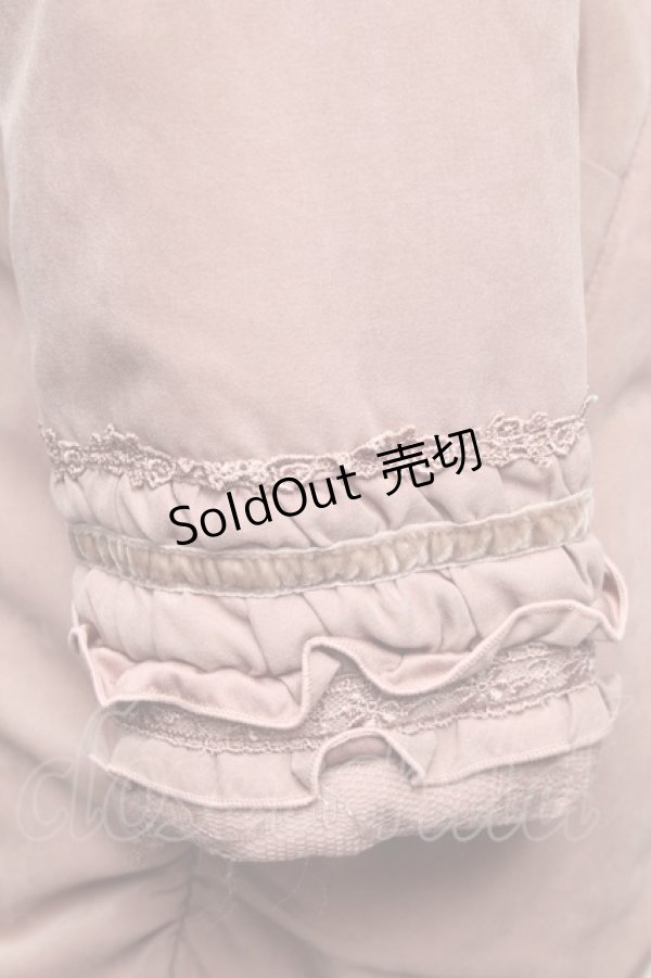 画像4: axes femme / レース使いダウン  ピンク S-25-11-30-023-AX-CO-HR-ZS (4)