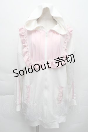 画像: Jamie エーエヌケー / うさちゃんジャージ  ピンクｘ白 S-25-11-30-026-LO-TO-HR-ZS