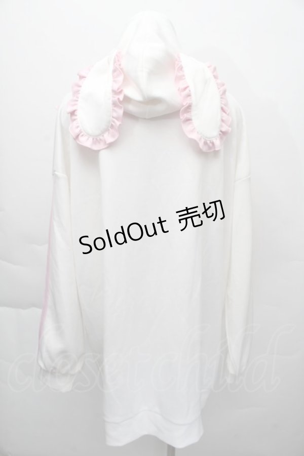 画像2: Jamie エーエヌケー / うさちゃんジャージ  ピンクｘ白 S-25-11-30-026-LO-TO-HR-ZS (2)