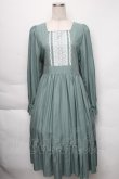 画像1: HirokoTokumine / アリアンヌワンピース  グリーン S-25-12-01-032-LO-OP-AS-ZS (1)