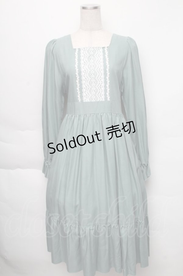 画像1: HirokoTokumine / アリアンヌワンピース  グリーン S-25-12-01-032-LO-OP-AS-ZS (1)