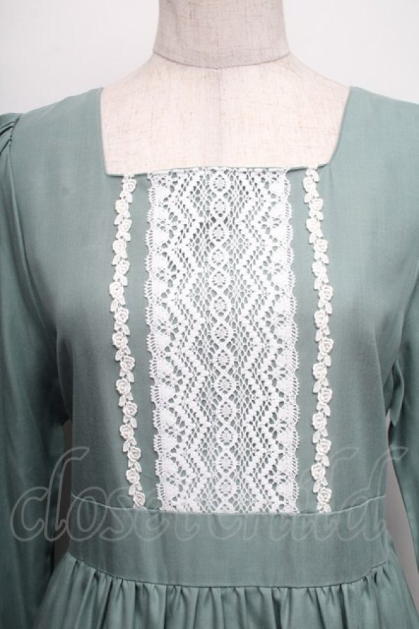 画像3: HirokoTokumine / アリアンヌワンピース  グリーン S-25-12-01-032-LO-OP-AS-ZS (3)