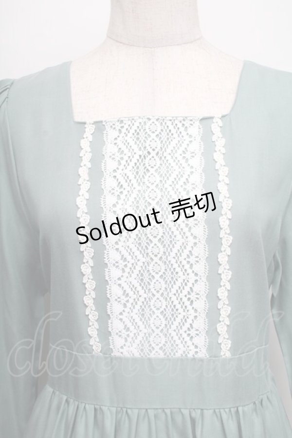 画像3: HirokoTokumine / アリアンヌワンピース  グリーン S-25-12-01-032-LO-OP-AS-ZS (3)