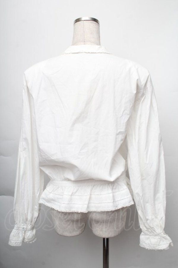 画像2: PINK HOUSE / サイドポケットブラウス  白 S-25-12-01-004-LO-BL-SA-ZT136 (2)