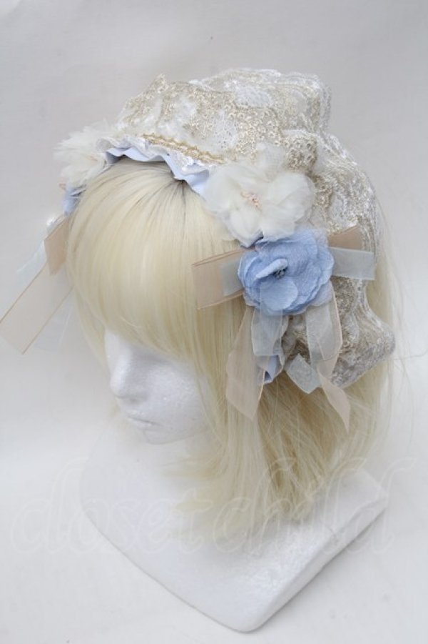 画像7: NINEODES / Spring In The Garden ジャンパースカートセット  サックス S-25-12-01-035-LO-OP-IG-ZT038 (7)