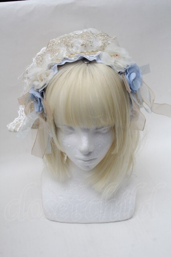 画像8: NINEODES / Spring In The Garden ジャンパースカートセット  サックス S-25-12-01-035-LO-OP-IG-ZT038 (8)