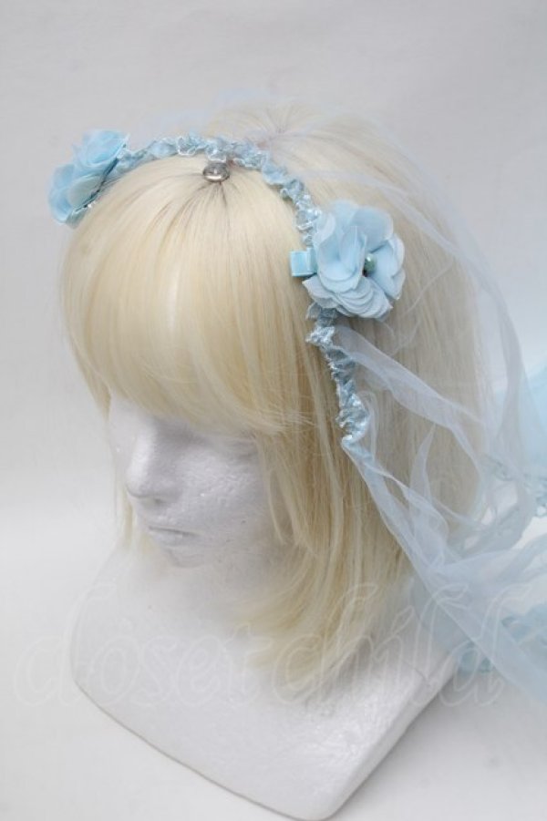 画像10: NINEODES / Spring In The Garden ジャンパースカートセット  サックス S-25-12-01-035-LO-OP-IG-ZT038 (10)