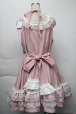 画像2: DearMyLoveEmily / ミルフィーユフリルジャンパースカート LL ピンク S-25-12-01-039-LO-OP-HR-ZS (2)