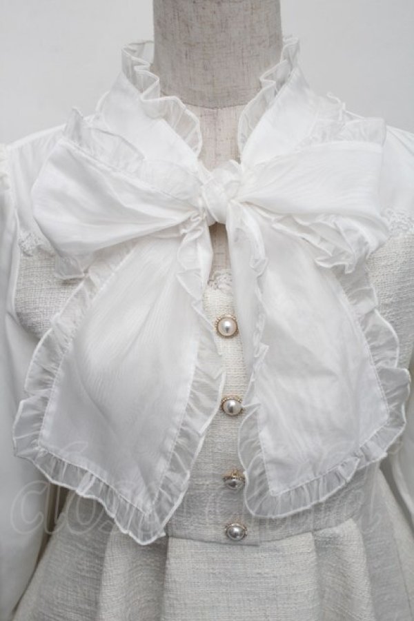 画像3: Rojita / BIGリボンツイードセットアップ  オフ S-25-12-01-041-LO-OP-AS-ZT045 (3)