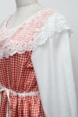 画像3: 【SALE】HirokoTokumine / ギンガムワンピース  赤ｘ白 S-25-12-01-042-LO-OP-AS-ZT516 (3)