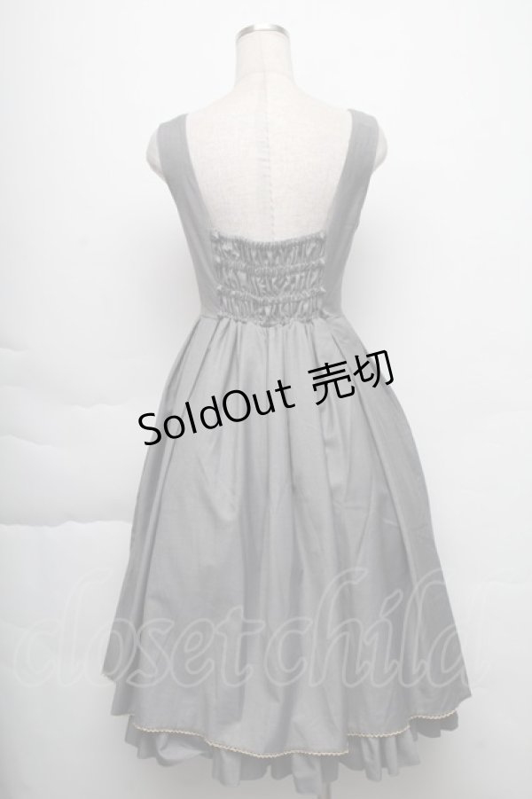 画像2: LOLITA / ジャンパースカート  グレー S-25-12-01-043-LO-OP-HR-ZT145 (2)