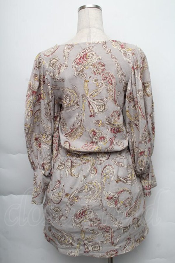 画像2: LOLITA / プリントワンピース  ベージュ S-25-12-01-044-LO-OP-HR-ZT154 (2)