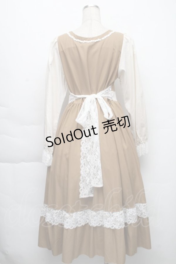 画像2: HirokoTokumine / ローズレースワンピース  ベージュ S-25-12-01-045-LO-OP-AS-ZS (2)