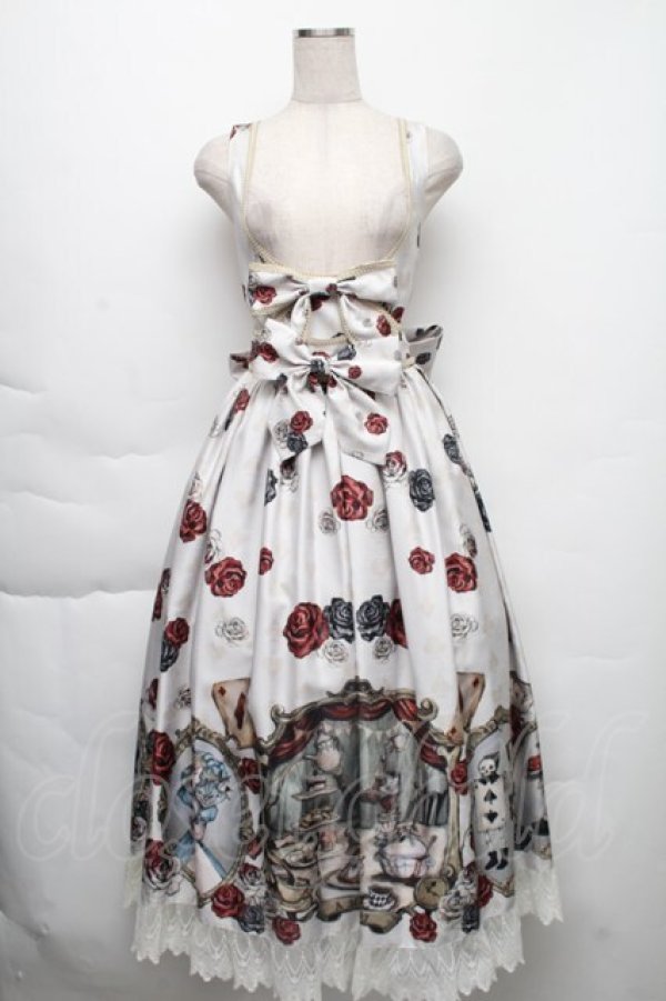 画像1: Royal Princess Alice / まくら くらまコラボ/Madhatter’s Tea Partyドレス  白 S-25-12-01-046-LO-OP-HR-ZS (1)